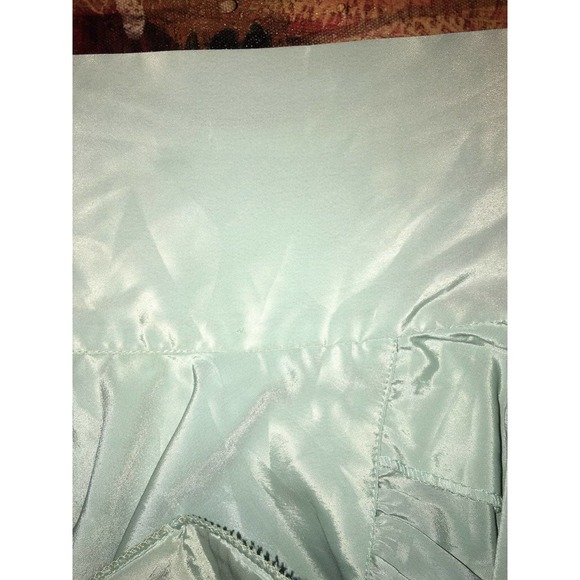 EUC Brownstone Studio VTG Vintage Long Sleeved Shimmery Teal Green Blouse - Picture 7 of 8